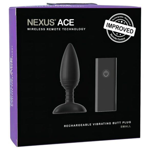 Nexus Ace - analinis vibruojantis kaištis su pulteliu - įkraunamas - mažas