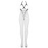 Obsessive N106 - atviras, kaklo juostos tinklelis overall - juoda (S-L)