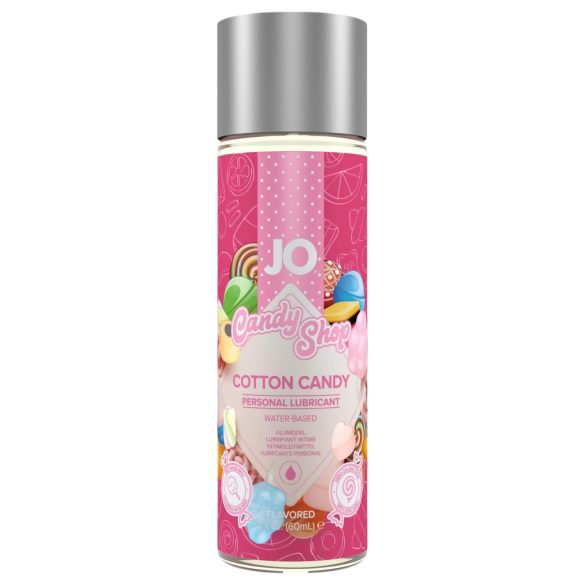 JO Candy Shop Cotton Candy - vandens pagrindo lubrikantas - cukraus vata (60ml)