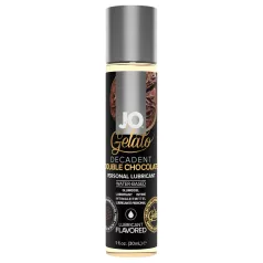   System JO - Gelato dvigubas šokoladas - valgomas, vandens pagrindo lubrikantas (30 ml)