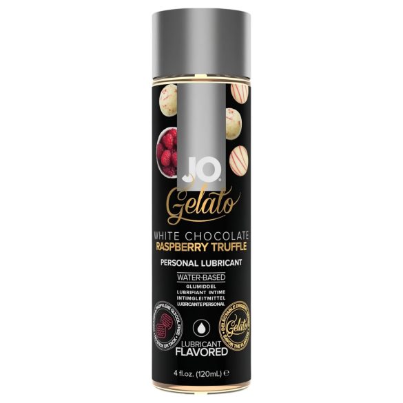 System JO valgomas lubrikantas baltasis šokoladas-ir avietės (120ml)
