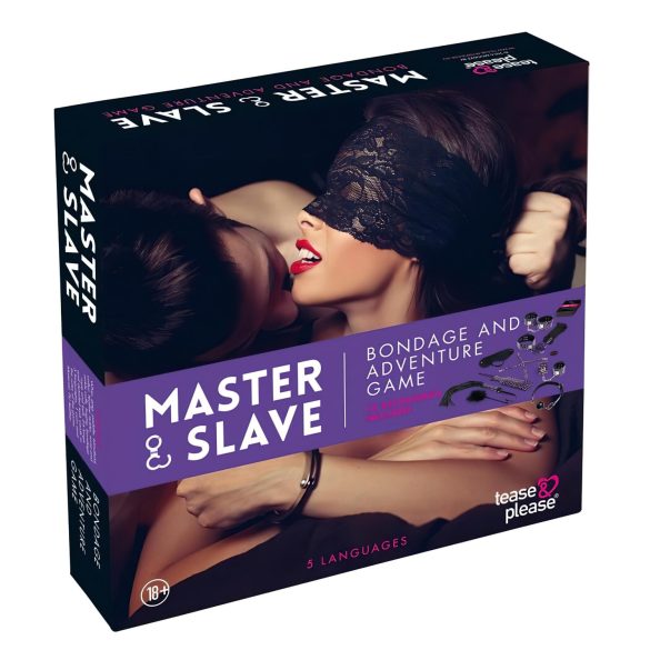 Master & Slave - apribojimų rinkinys - violetinė juoda
