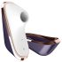 Satisfyer Traveler - keliaujanti akumuliatorinė klitorio stimuliatorius (juoda-balta)