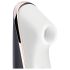 Satisfyer Traveler - keliaujanti akumuliatorinė klitorio stimuliatorius (juoda-balta)