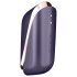 Satisfyer Traveler - keliaujanti akumuliatorinė klitorio stimuliatorius (juoda-balta)