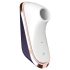 Satisfyer Traveler - keliaujanti akumuliatorinė klitorio stimuliatorius (juoda-balta)