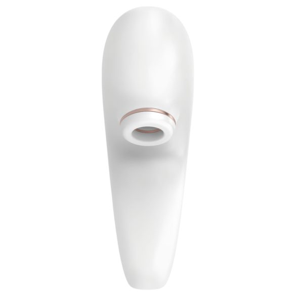 Satisfyer Pro 4 Couples - porų vibratorius su oro bangomis - įkraunamas, baltas