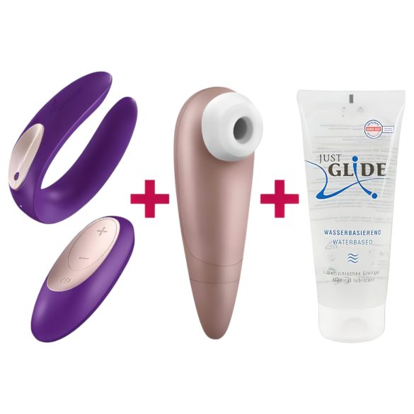Satisfyer - vibratorius poroms rinkinys - 3 dalių