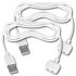 Satisfyer - magnetinis USB įkrovimo kabelis - 2 vnt. (baltas)
