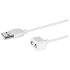 Satisfyer - magnetinis USB įkrovimo kabelis - 2 vnt. (baltas)
