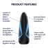 Satisfyer Men One - mėlynas-juodas siurbimo masturbatorius