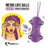 FEELZTOYS Twisty - sukamas vibro kiaušinis (violetinis)