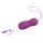 FEELZTOYS Foxy - vandeniui atsparus vibruojantis kiaušinis (violetinis)