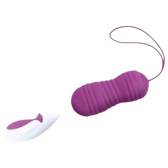 FEELZTOYS Foxy - vandeniui atsparus vibruojantis kiaušinis (violetinis)