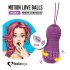 FEELZTOYS Foxy - vandeniui atsparus vibruojantis kiaušinis (violetinis)