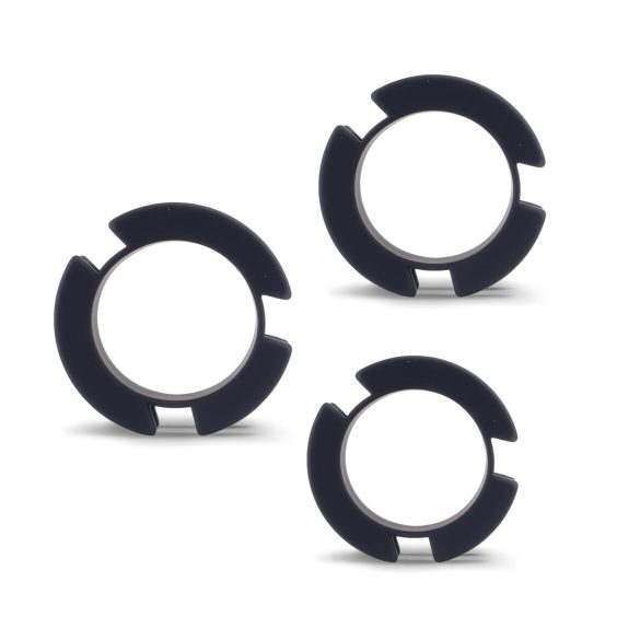 LOCK A WILLY - silikoninis varpos narvas su spyna (juodas)