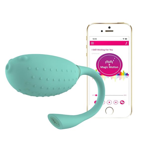 Magic Motion Fugu - išmanus vibro kiaušinis (žalias)