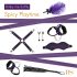 RS Soiree Kinky Me Softly - BDSM suvaržymų rinkinys - violetinė (7 dalių)