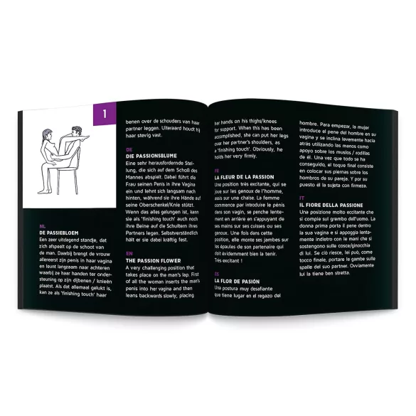 Seksualinė ruletė „Kama Sutra“ - sekso stalo žaidimas (10 kalbomis)