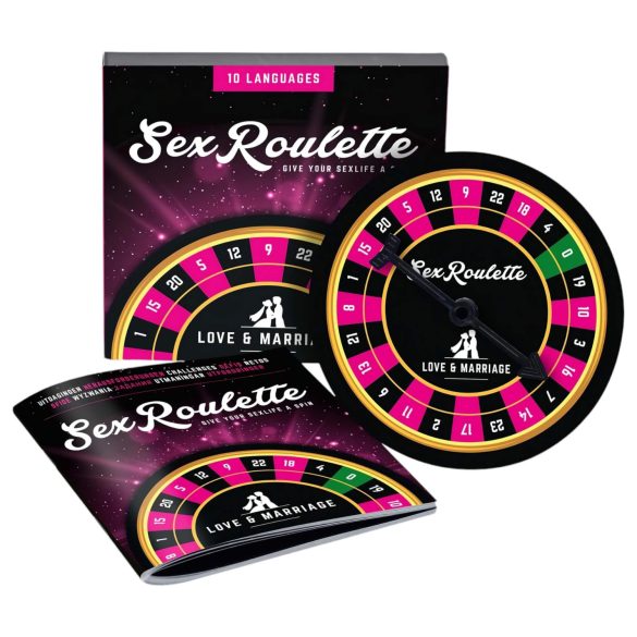 Sex Roulette Love & Married - sekso stalo žaidimas poroms - 10 kalbų