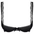 Obsessive Miamor - nėriniuota push up liemenėlė (juoda)