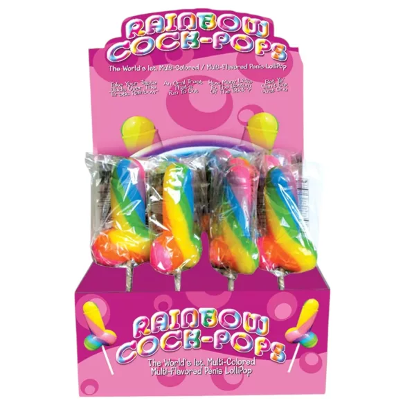 Rainbow Cock Pop - penio formos čiulpinukas (85 g) - vaisių skonio
