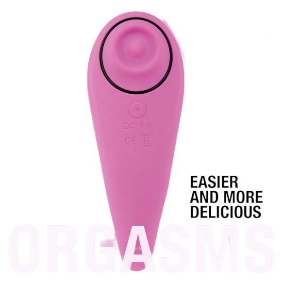 FEELZTOYS Femmegasm - klitorio vibratorius 2in1 - įkraunamas - rožinis