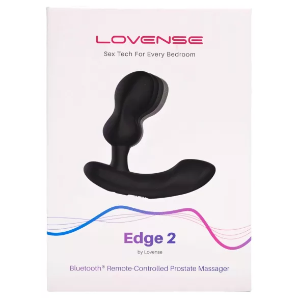 LOVENSE Edge 2 - išmanus prostatos vibratorius (juodas)