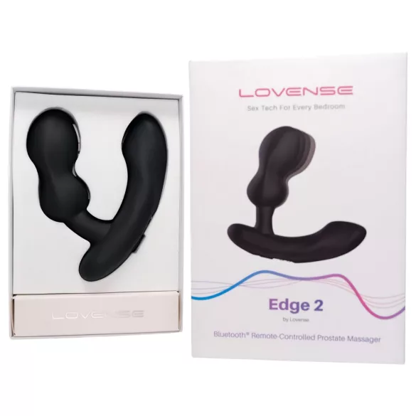 LOVENSE Edge 2 - išmanus prostatos vibratorius (juodas)