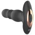 Aixiasia Roy - belaidis analinis vibratorius su stūmimo funkcija - juodas