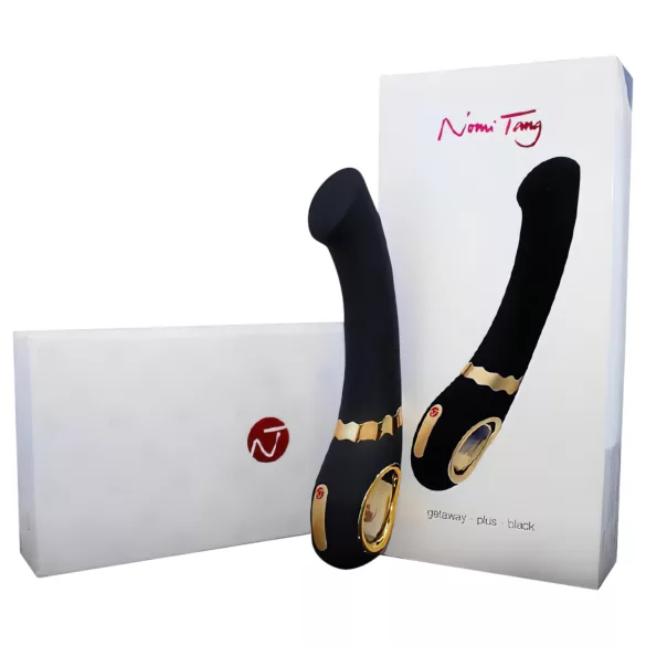 Nomi Tang Getaway Plus 2 - įkraunamas G-taško vibratorius (juoda-aukso)