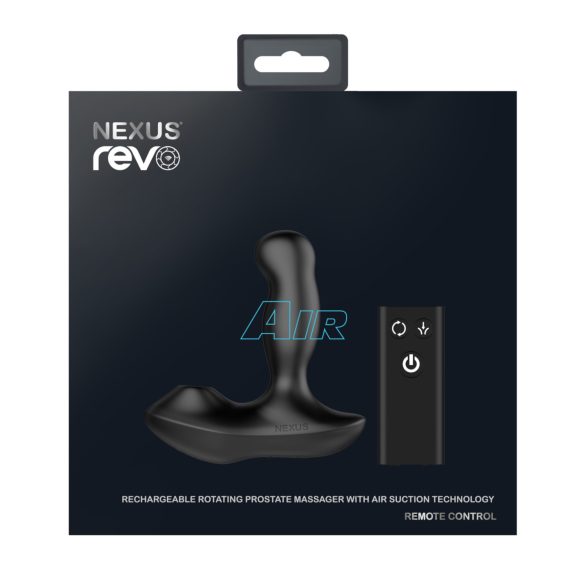 Nexus Revo Air - prostatos masažuoklis su vibracija - juodas