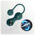 Magic Motion Crystal Duo - išmanusis geišos kamuoliukų rinkinys - (žalias)