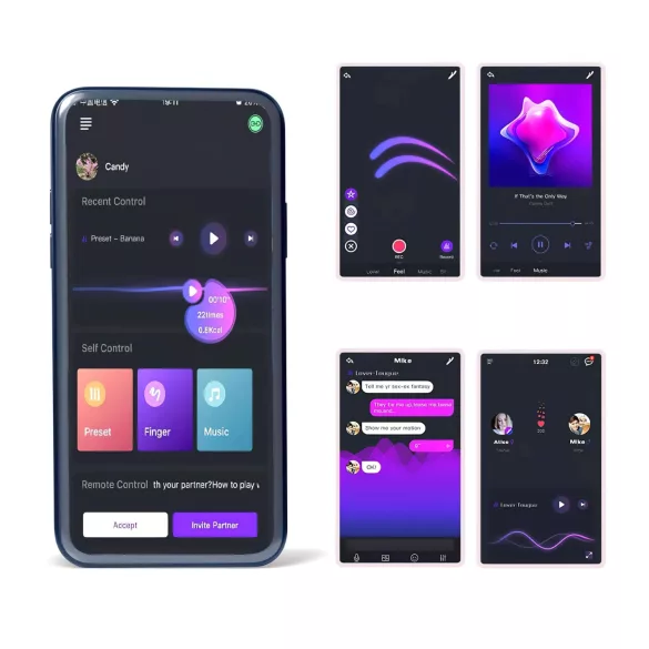 Magic Motion Rise - programėle valdoma vibruojanti penio žiedas vyrams (žalias)