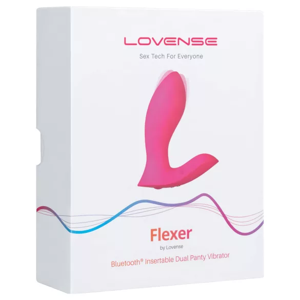 LOVENSE Flexer Panty - įkraunamas 2 in 1 vibratorius (rožinis)