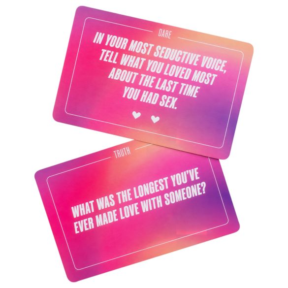 Tease&Please - porų žaidimas „Tiesa ar drąsa" - anglų kalba