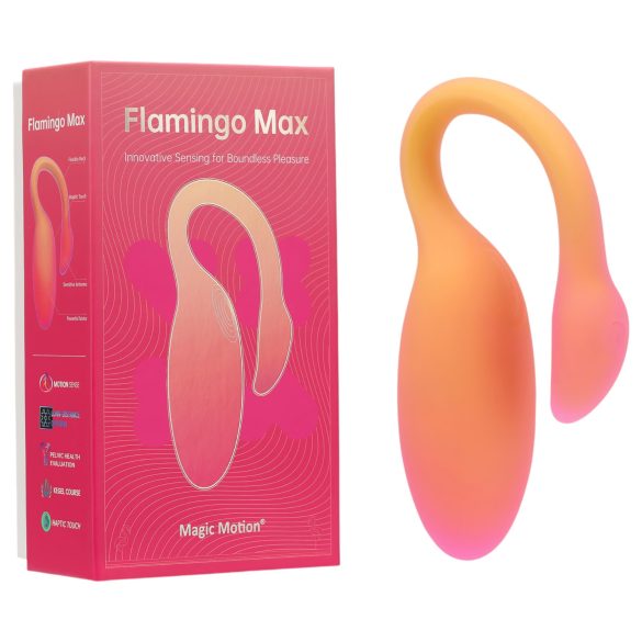 Magic Motion Flamingo Max - išmanusis vibracinis kiaušinis (oranžinis)