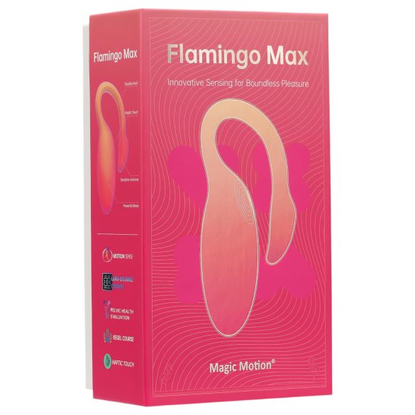 Magic Motion Flamingo Max - vibruojantis kiaušinėlis - išmanus - oranžinis