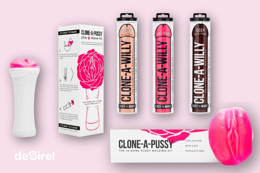 Clone a Willy & Clone a Pussy namų rankų darbo dildo ir masturbatoriaus rinkiniai | Sex Shop Desirel