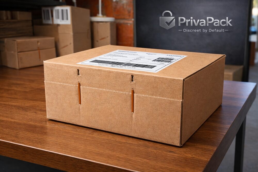 PrivaPack™ dėžė yra prekės ženklu apsaugota sistema, užtikrinanti, kad jūsų užsakymas pasieks jus nepažeistas, nepaliestas ir visiškai privačiai | Desirel Sex Shop